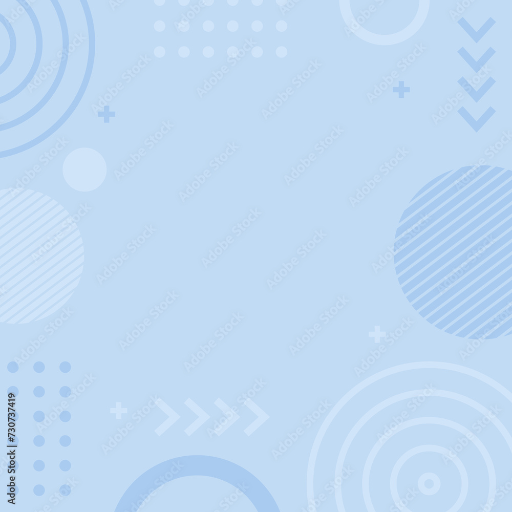 Blue Abstract minimal geometry memphis background. Blue Abstract minimal geometry memphis background.