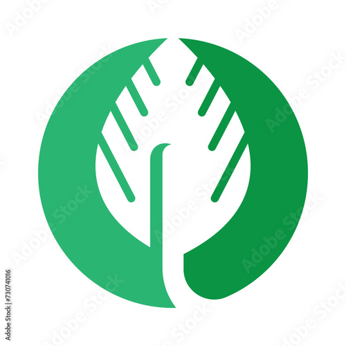 Leaf logo images illustration