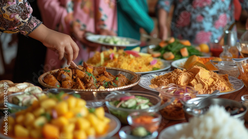 A Family's Traditional Eid Morning Feast, Eid Ul Fitr