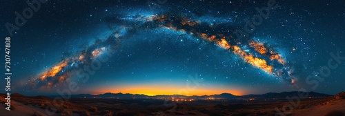 Beautiful Night Sky Many Stars Milky, Background Banner HD