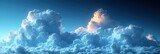 Beautiful Soft White Clouds On Blue, Background Banner HD