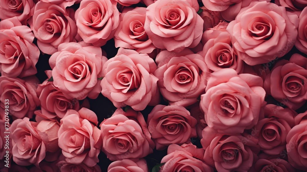 rose flowers close up on background., generative ai, rose flowers close up on background., generative ai,