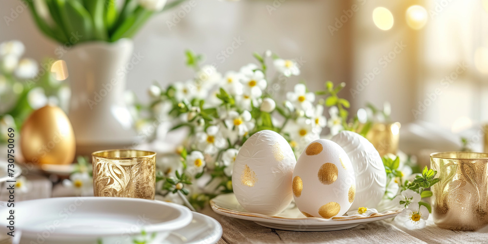 Easter luxury background