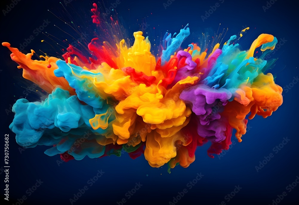 abstract background with explosion of rainbow colors abstract background with explosion of rainbow colors