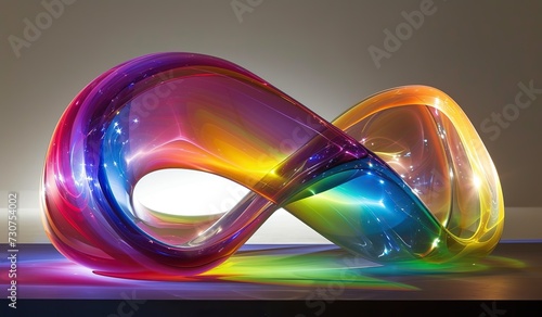Multicolored Object Displayed on Table