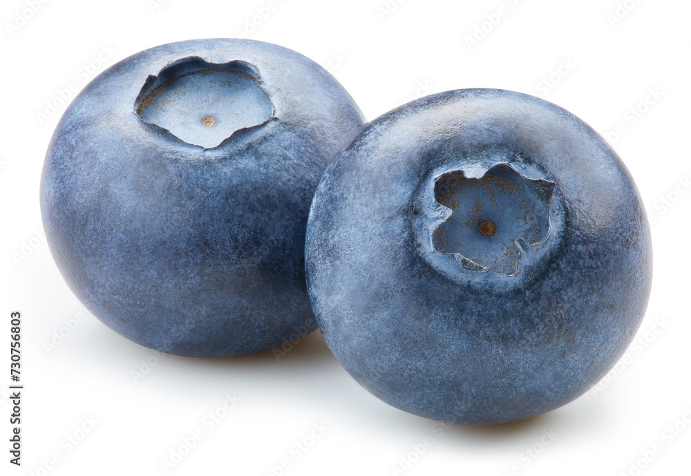 Obraz premium Fresh organic blueberry isolated