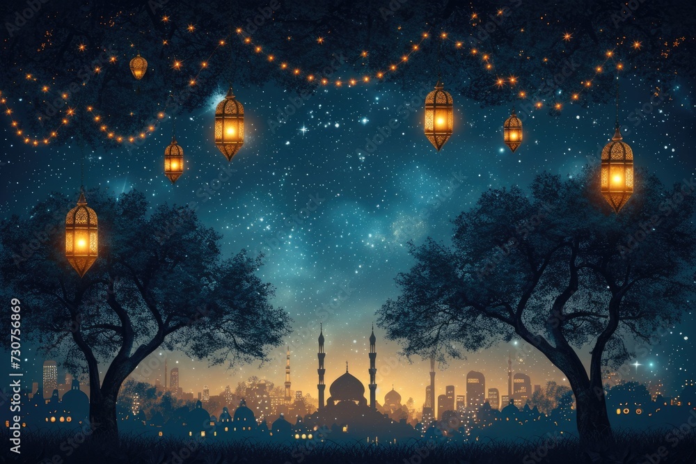 islamic greeting card for Ramadan kareem or ied mubarak background islamic greeting card for Ramadan kareem or ied mubarak background