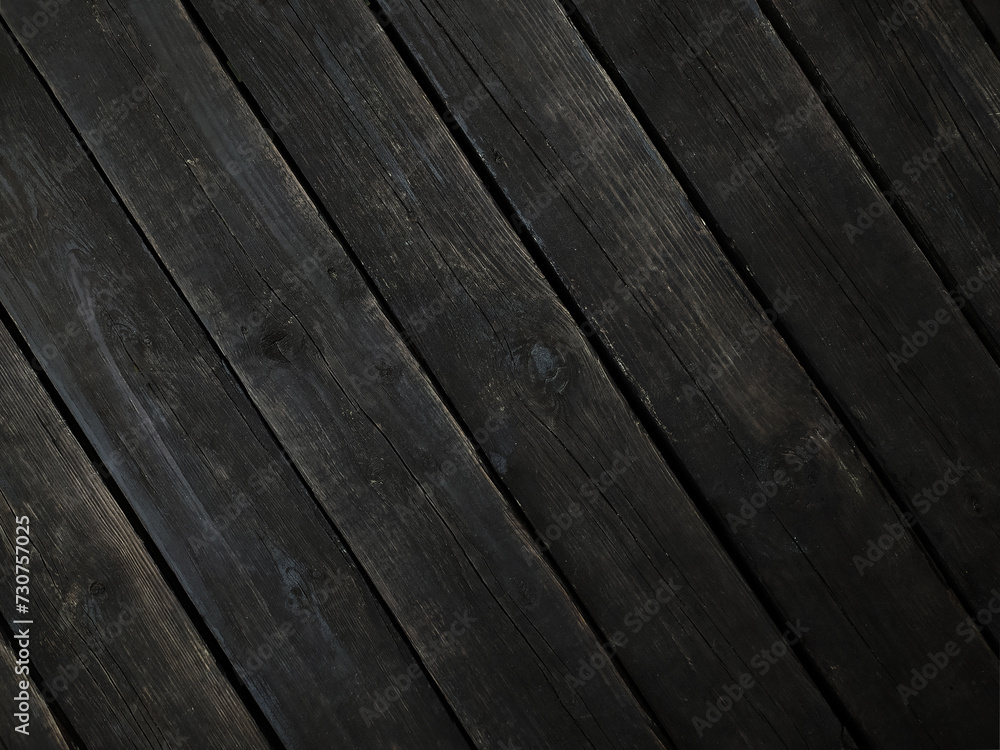 Old black wooden background. Dark timber texture Old black wooden background. Dark timber texture