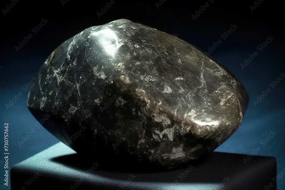 Blodite is a rare precious natural stone on a black background. AI generated. Header banner mockup with space. Blodite is a rare precious natural stone on a black background. AI generated. Header banner mockup with space.