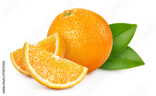 Orange isolated on white background