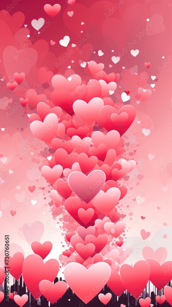 san valentine style background, for instagram, 