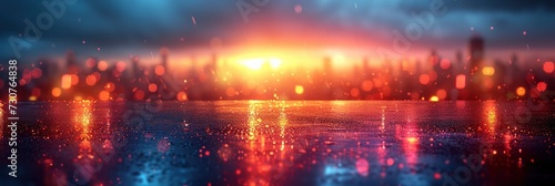 Blurred Abstract City Background, Background Banner HD