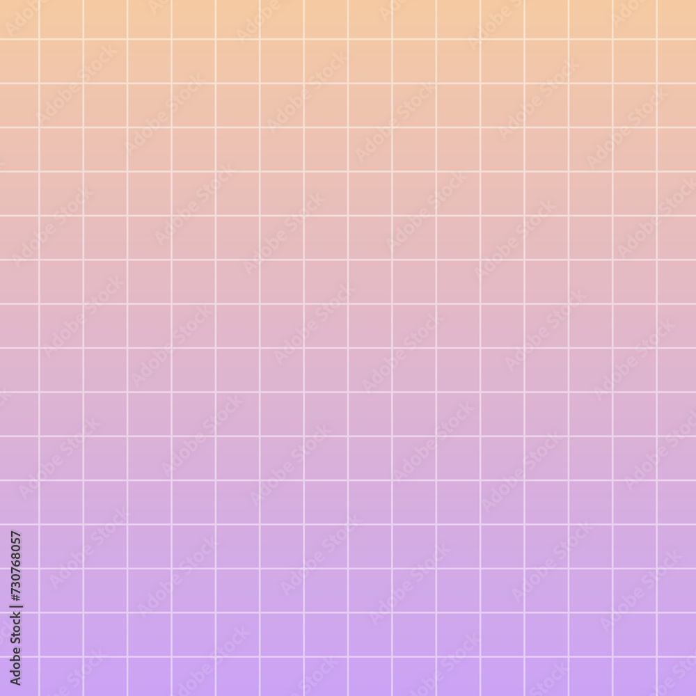Colourful gradient grid background.