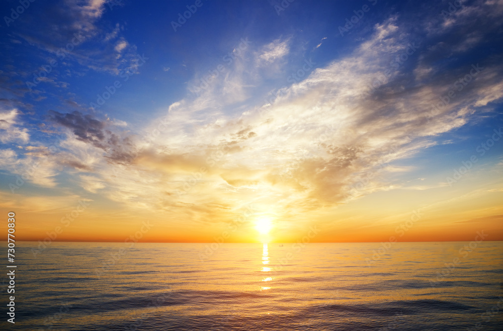 Obraz premium sea sunset