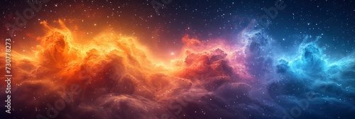 Panoramic Looking Into Deep Space Dark, Background Banner HD