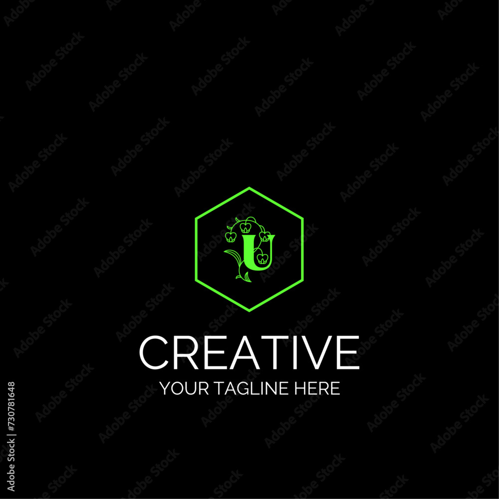 Initial letter U logo vector design. U letter logo creative design. Initial letter U logo vector design. U letter logo creative design.