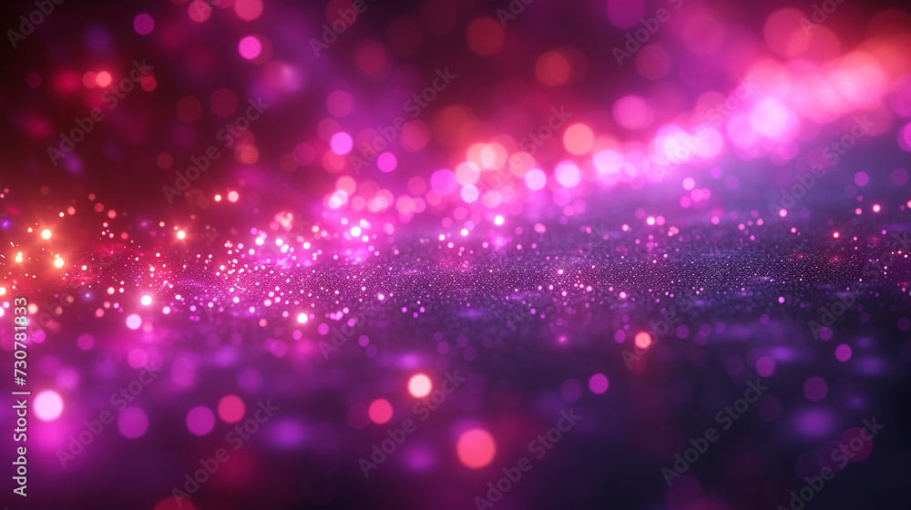 neon lighting abstract background with bokeh