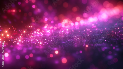 neon lighting abstract background with bokeh