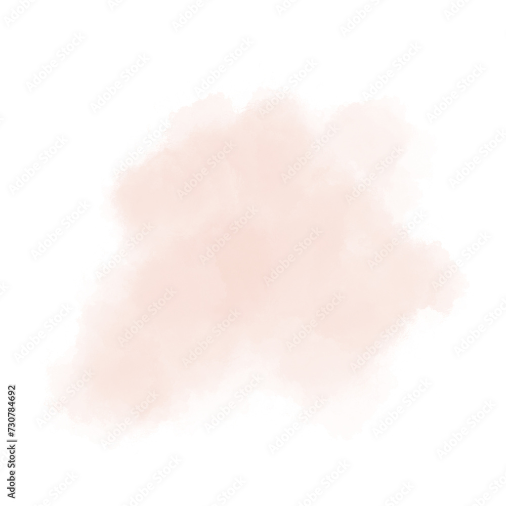 Fototapeta premium orange watercolor brush.