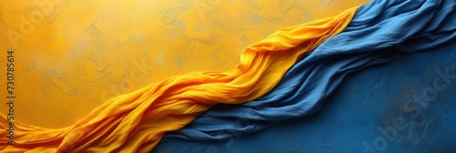 Ukraines National Blueyellow Flag Against, Background Banner HD