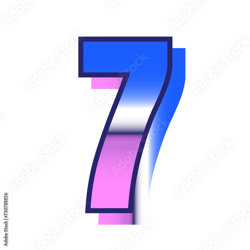 Retro Number 7