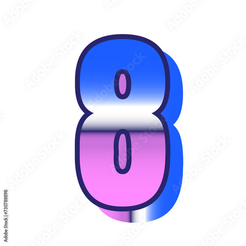 Retro Number 8
