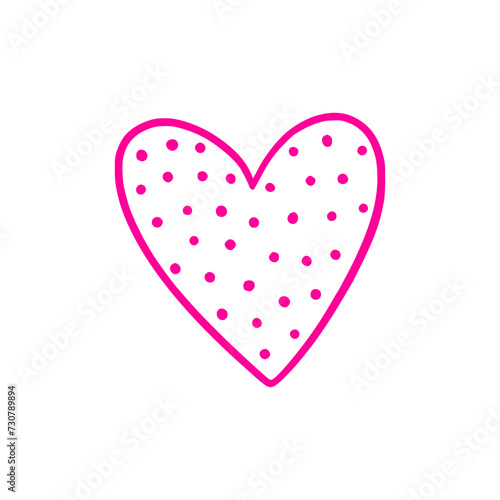 Heart icon vector. love illustration sign. romance symbol.