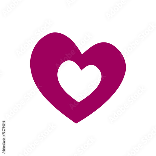 Heart icon vector. love illustration sign. romance symbol.