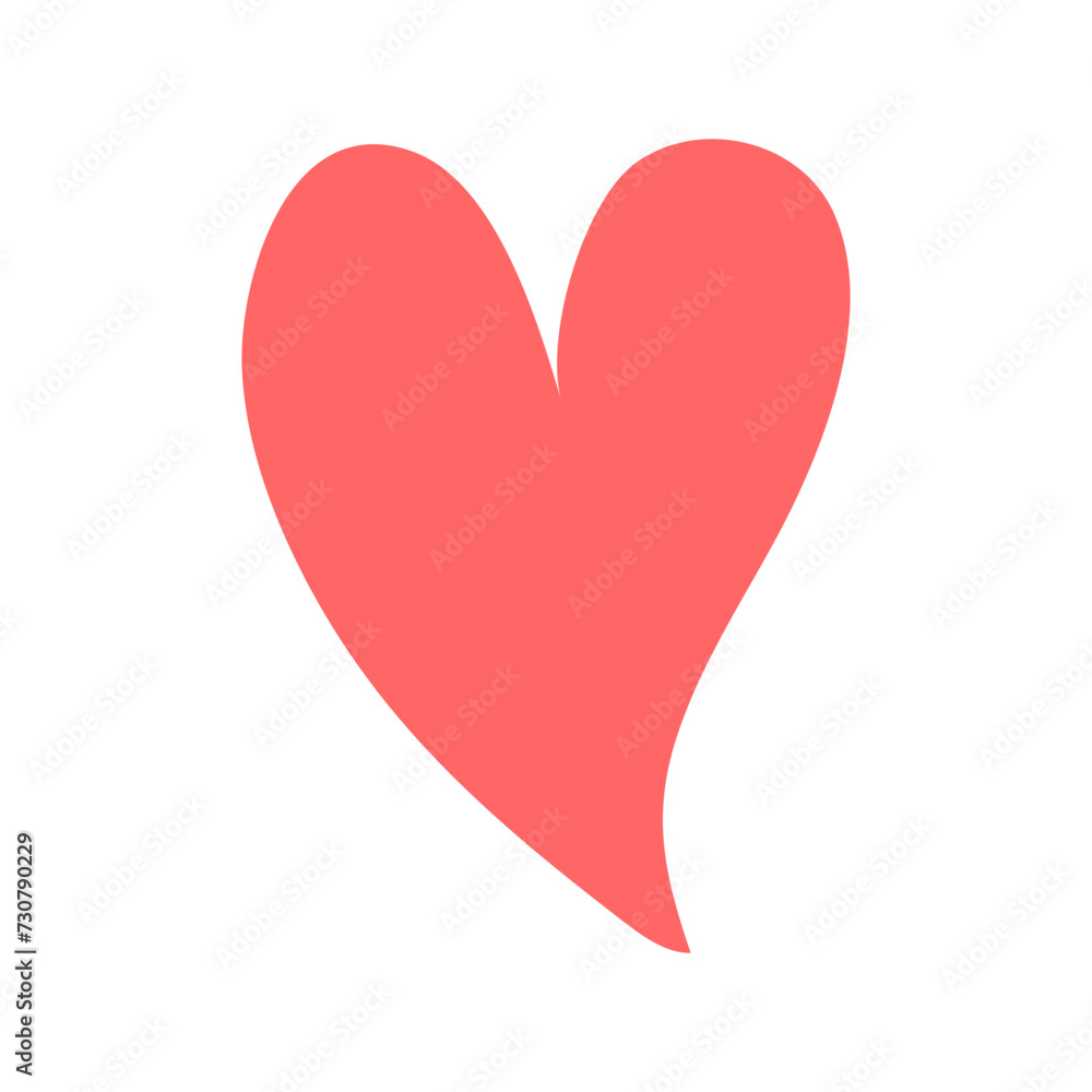 Obraz premium Heart icon vector. love illustration sign. romance symbol.