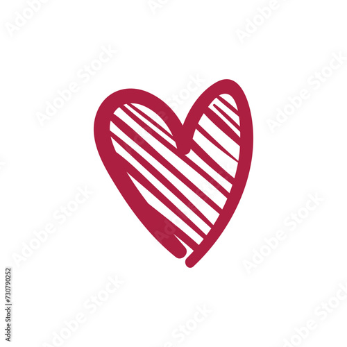 Heart icon vector. love illustration sign. romance symbol.