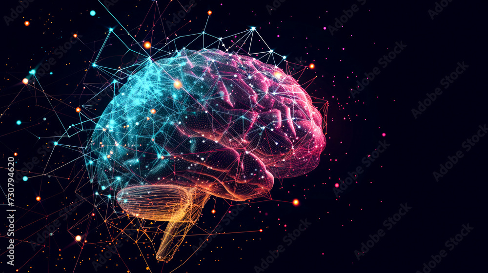 Vibrant Neural Network Concept Art Vibrant Neural Network Concept Art