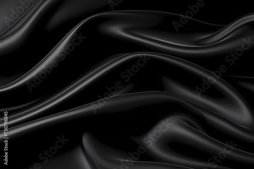 Modern and sophisticated empty solid color background in a sleek onyx black