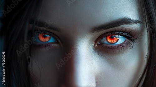 photos of people with red eyes