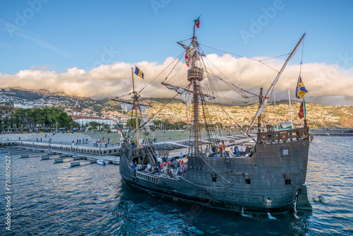 Caraval tourist boat on Madeira Island  Portugal