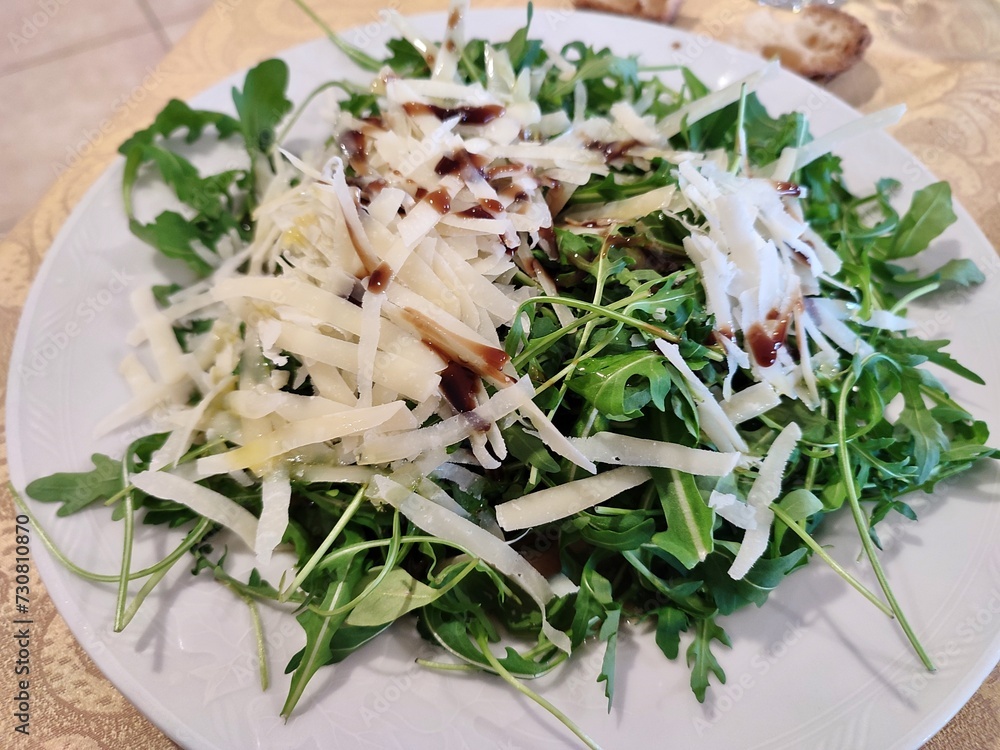 Vinchiaturo - Tagliata con rucola e parmigiano al Ristorante Il Risveglio dei Sapori