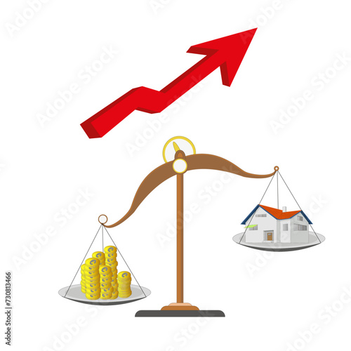 Affaires. Cause de l'inflation, hausse des prix de l'immobilier