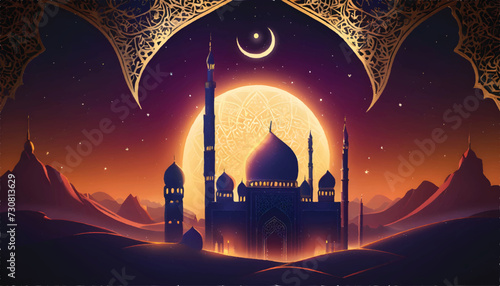 mosque in the desert