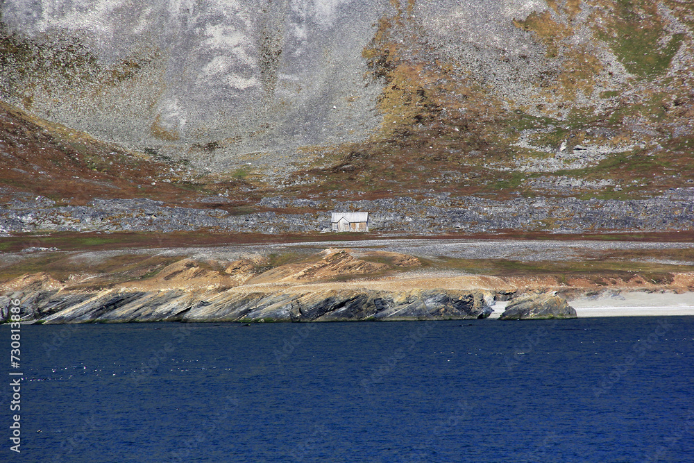 Paysage norvégien dans un fjord