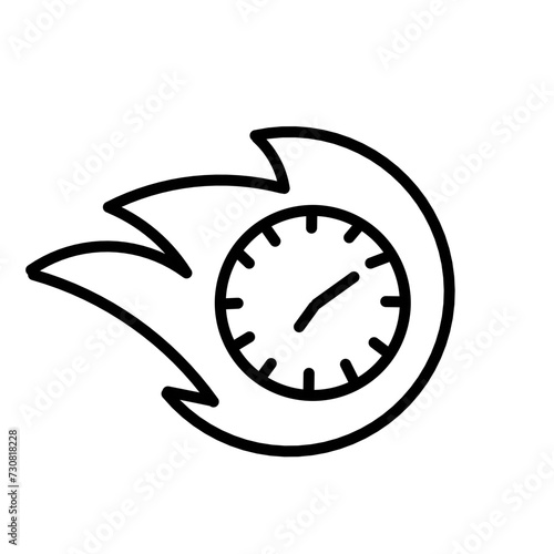 Clocks instruments icon design, Time tool watch second deadline measure countdown and object theme Vector illustration