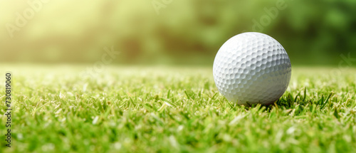 Golf Ball that finds itself in a Difficult Situation after the Shot that Every Golfer Knows Wallpaper Background Brainstorming Family Digital Art Magazine Poster Symbolimage