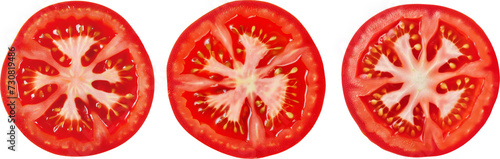 Tomato slice transparent background PNG clipart © Chrixxi