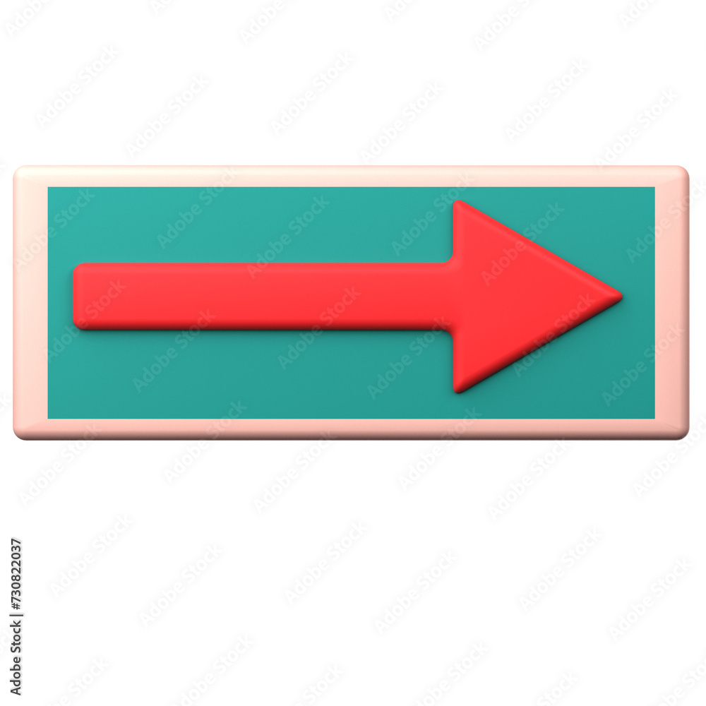 large arrow (one direction) icon isolated on the white background large arrow (one direction) icon isolated on the white background