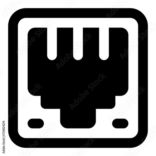 ethernet icon vector illustration asset element