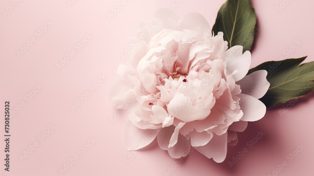 background top view with peonies flowers background top view with peonies flowers