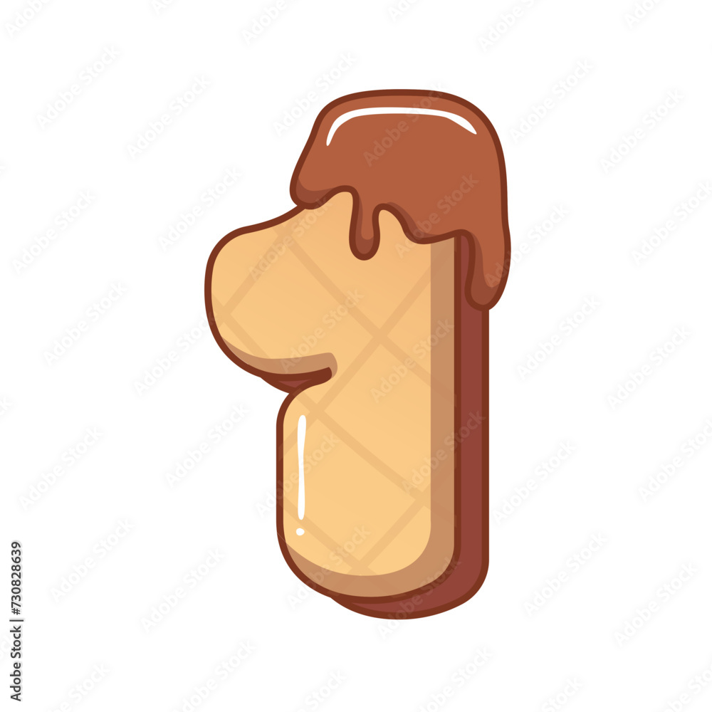 3D Chocolatte Ice Cream Number 1 3D Chocolatte Ice Cream Number 1