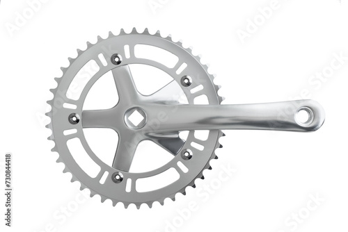 Photo of a bicycle pedal on white background photo