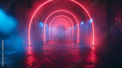 Neon Tunnel of Love: A Glowing Pathway to Romance Generative AI