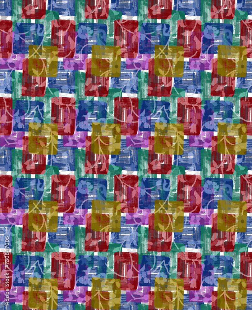 boxes background multicolor pattern design 