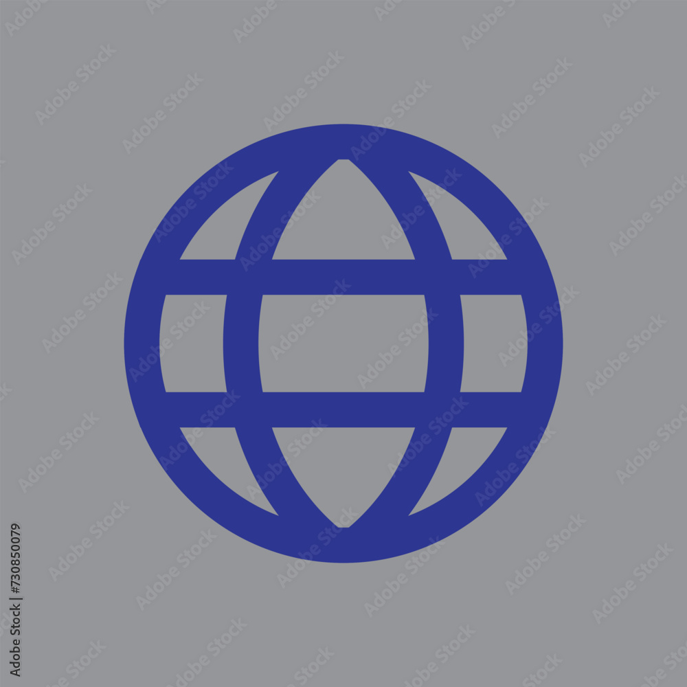 Globe icon. Gray background with blue. Vector illustration. Eps 10. Browser symbol. Design elements for banners, flyers, web, brochures etc Globe icon. Gray background with blue. Vector illustration. Eps 10. Browser symbol. Design elements for banners, flyers, web, brochures etc