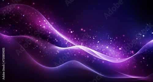 Fondo abstracto con luces moradas estilo banner.